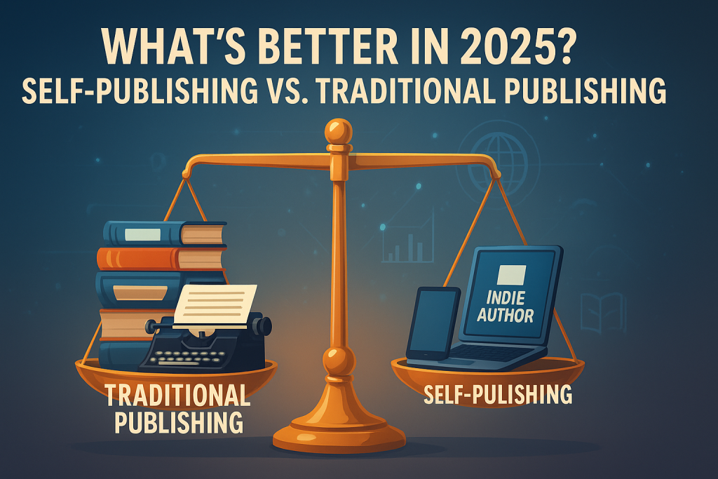 What’s Better in 2025, Self-Publishing or Traditional Publishing?