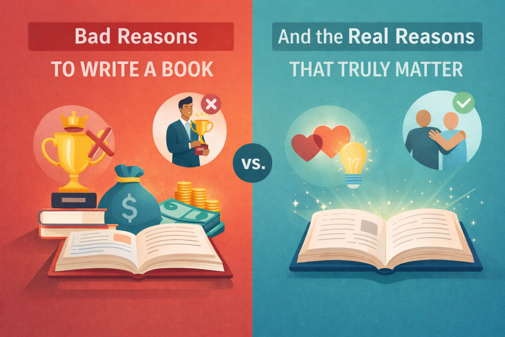 Bad Reasons to Write a Book And the Real Reasons That Truly Matter